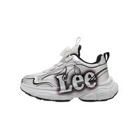 LEE KIDS 加绒 儿童运动鞋 29 【内长18.6cm适合脚长17.6-18.1cm】 银黑【加绒】