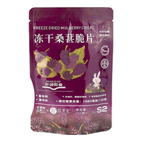 全食物日記（WHOLEFOODDIARY） 冻干桑葚脆片无沙桑葚干免洗非油炸即食桑葚子泡水养生茶滋补品 【囤货】冻干桑葚*36包 20g/包