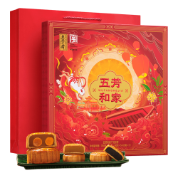 五芳斋 五芳和家 广式月饼 9饼9味 780g 礼盒装
