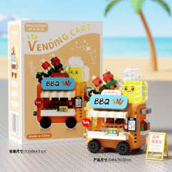 梅肯斯姆 梦想小店系列 BBQ烧烤贩卖小车342PCS