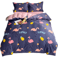 流川枫 全棉高支斜纹印花新疆棉高密纯棉被套床单四件套 时光与梦XD 1.8m 床单款 被套200