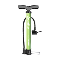 得力 骑行打气筒高压 便捷款马卡绿120PSI