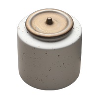 苏氏陶瓷 茶叶罐 300g 白色