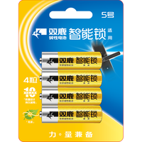 sonluk 双鹿 LR6/AA 5号碱性电池 1.5V 2950mAh 4粒装