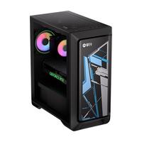 IPASON/攀升 6G独显 台式电脑主机 23.8英寸显示器 核芯显卡 i5-12400F 16GB 1TB