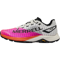 迈乐（Merrell）LONG SKY2男女款户外运动越野跑鞋耐磨减震轻量越野跑山鞋越野鞋 白桔红 40