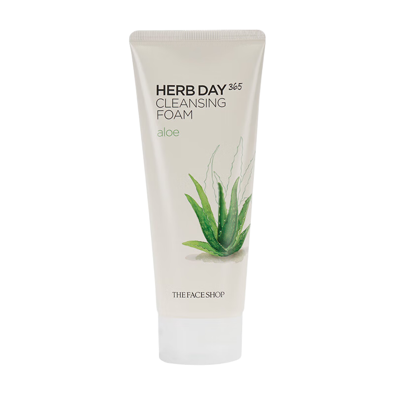 THE FACE SHOP 菲诗小铺 每日草本泡沫洁面膏套装 (芦荟170g+樱桃170g)