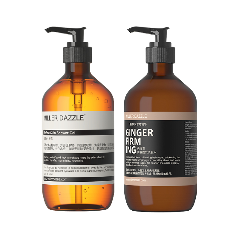  MILLER DAZZLE/米叻 洗发沐浴套装  500ml*2