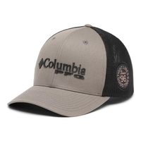 哥伦比亚（Columbia） 男女通用网眼棒球帽 纯棉透气 钓鱼户外运动 字母印花 铁 / 黑色 2XL 號