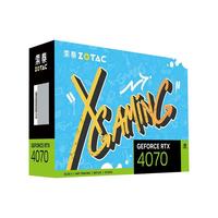 ZOTAC 索泰 RTX 4070-12GB X-GAMING 显卡 蓝色