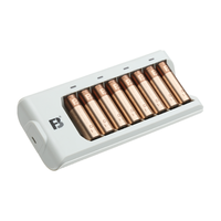 FB 沣标 FB22+AA1000x8 5号充电电池 1.2V 1000mAh 充电套装 8粒装