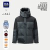 海澜之家山不在高曹骏同款25秋冬新石墨烯立领面包羽绒服厚外套男 连帽厚款-深灰花纹05 190/104A