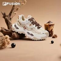 FILA 硬糖丨奶茶 FILA FUSION斐乐女鞋厚底增高鞋子新款老爹鞋运动鞋女