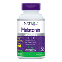 Natrol纳妥 10mg褪黑素双层缓释片 高含量深度睡眠+维生素B6 100片 【双层缓释褪黑素】10mg-100片