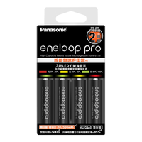 Panasonic 松下 电池充电器 黑色 4槽+5号电池 900mAh 4粒