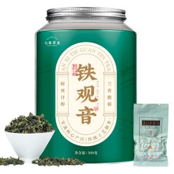 七春 新茶安溪铁观音茶叶兰花香乌龙茶500g小包装茶叶自己喝春节 口碑铁观音500g