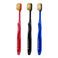 EBiSU 惠百施 48孔6列中毛宽头牙刷 3支