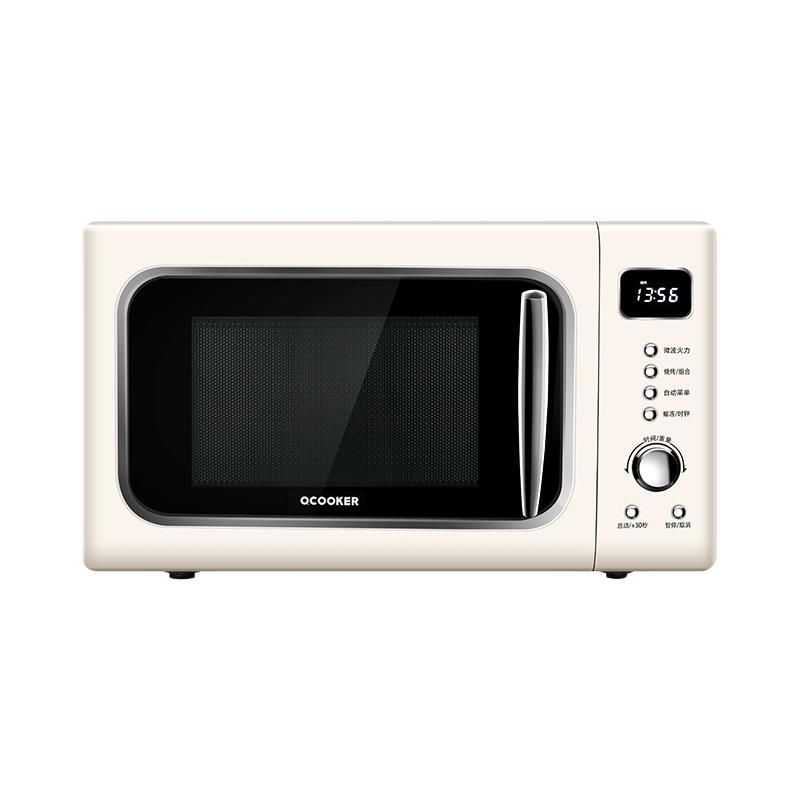 QCOOKER 圈厨 CR-WB01S 微烤一体机 20L 复古白