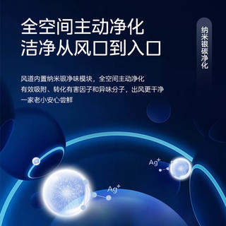  Midea/美的 风冷无霜 冷柜  云岩灰 231L