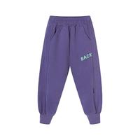 贝贝怡男童裤子春秋儿童运动裤宝宝休闲卫裤中大童2024款女孩长裤