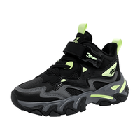 七波辉（7-PE）男童鞋加绒保暖棉鞋2025冬季新款青少年中大童防滑耐磨儿童运动鞋