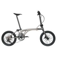 JAVA佳沃三折叠自行车油压碟刹16寸9速小布轻便携休闲通勤男女NEO