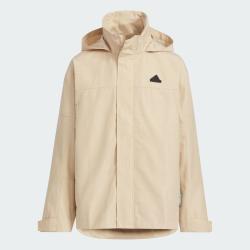 adidas 中大童复古时尚舒适连帽外套