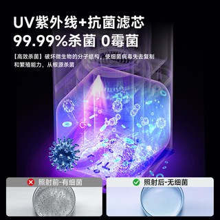 夏普Sharp森呼吸加湿器无雾母婴家用冷蒸发式上加水大容量轻音