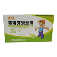 布洛芬混悬液 2%*25ml*4瓶/盒 1盒装
