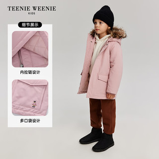 Teenie Weenie Kids【三防】小熊童装25年新款秋冬男女童外套中长棉服