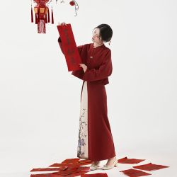 织造司 宋制汉服 女款 马面裙套装 宫墙