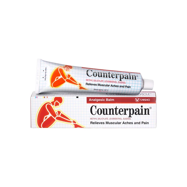 Counterpain 泰国Counterpain酸痛膏施贵宝肯得关节软膏镇痛落枕风湿关节痛120g