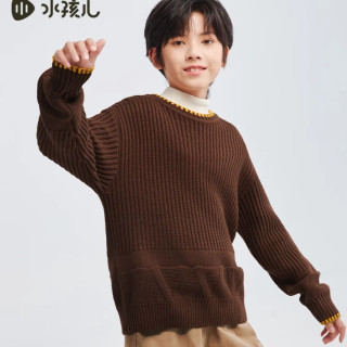 水孩儿 儿童冬季针织线衣毛衣百搭