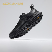 安踏猎隼3 BOA丨越野跑鞋男子Vibram氮科技户外鞋112615508A 基础黑-3 42 (男8.5)