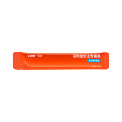 万物一口 猫零食牛磺酸猫条0胶0淀粉0诱食剂幼猫1条尝鲜装 天然牛磺酸主食猫条