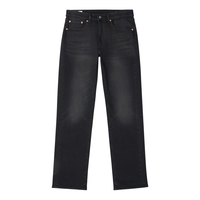 Levi's李维斯冬暖系列25秋冬男士505直筒牛仔裤00505 黑色 32 (32)