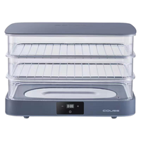 卡士（couss） 发酵箱家用 小型商用醒发箱 透明可拆恒温箱多功能大容量烤箱20/40升2层CF240 灰色款 40L