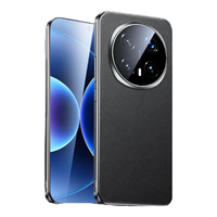 观悦【-次日达】适用荣耀magic8pro手机壳全包华为magic8保护套魔术8pro素皮壳超薄亲肤防摔 【绒黑色】镜头全包丨真皮手感 荣耀Magic8 Pro