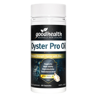 goodhealth好牡蛎精油片胶囊生蚝精男性补锌肾保健品高浓度吸收30粒/瓶 【护肾强身雄风】牡蛎精油30粒