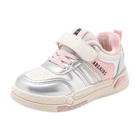 ABCKIDS 保暖加绒加厚 儿童运动鞋 32 内长20.5CM/脚长20.0CM 银粉