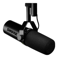 SHURE 舒尔SM7B SM7DB播客有声书动圈麦克风电台广播直播录音室人声收音话筒全套装【罗永浩访谈同款】 SM7DB-CHN