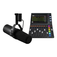 SHURE 舒尔SM7B SM7DB播客有声书动圈麦克风电台广播直播录音室人声收音话筒全套装【罗永浩访谈同款】 SM7B+DLZ调音台套装