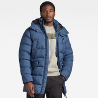 移动端、88VIP：G-STAR RAW G-WHISTLER防泼水连帽男棉服夹克冬季保暖外套D20102