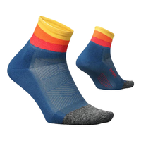 feetures飞鹊美国跑步袜马拉松越野运动袜男女春季篮球短袜子中筒袜防滑 精英超轻三分帮FSE253672 L(42-46)码
