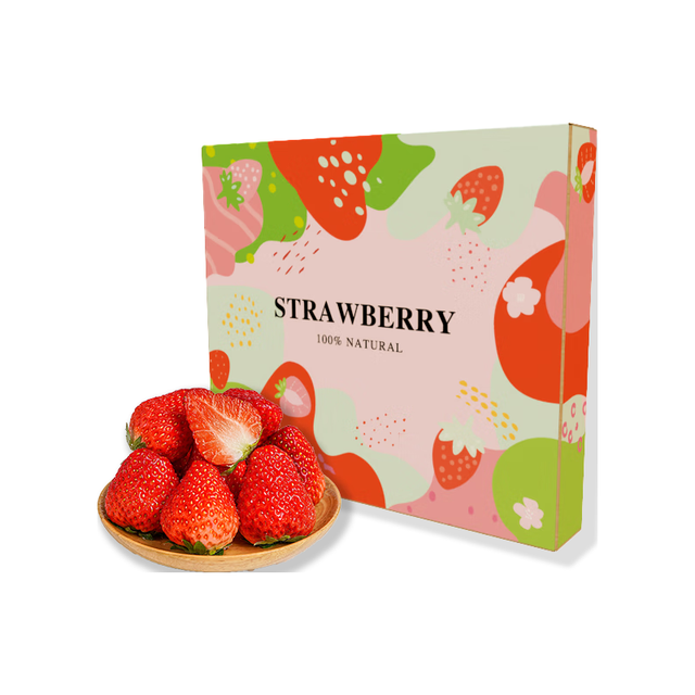 年货好礼、今日必买：京鲜生 丹东99红颜奶油草莓 特大果 净重1.8斤装（单果30g+）