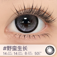伊娃爱大眼萌日抛美瞳大直径杏仁奶糖彩色隐形眼镜2片装 【Y超越同款】野蛮生长(灰紫色调) 200度 【杨超越同款】野蛮生长(灰紫色调)