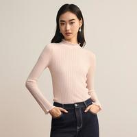贝爱 26秋冬荷叶边针织衫含羊毛打底衫