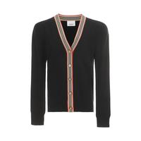 BURBERRY 女式V领条纹开襟衫