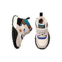 天美意(TEENMIX)天美意童鞋儿童运动鞋加绒保暖高帮女童二棉鞋子大童 米色 加绒 26码