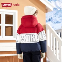 Levi's【新年马年】李维斯儿童外套男童棉服红色过年衣服保暖加厚拜年服